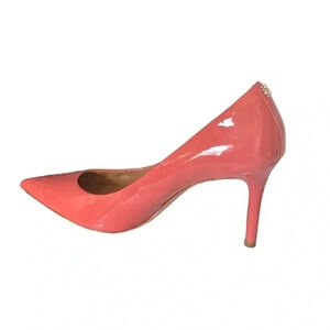 COACH | Women Pink Patent Leather Pointed Toe “Teddie” Classic Heels Size 9B